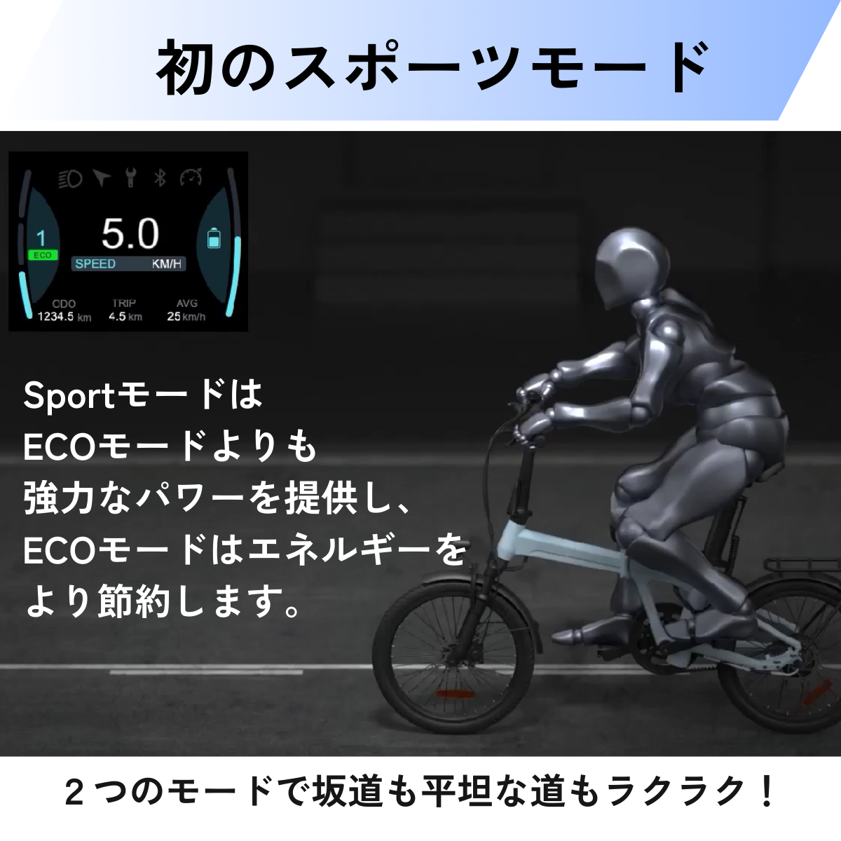 ADO Air20 PRO ★ 自動変速機能搭載 折りたたみ 電動アシスト自転車（試乗可能）【型式認定あり】