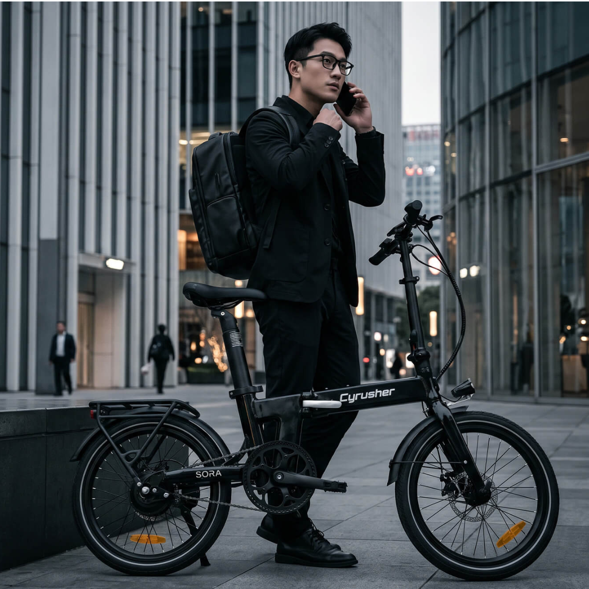 【数量限定リアバスケット無料プレゼント】Cyrusher SORA ベルトドライブ 折りたたみ電動アシスト自転車★試乗可能★店舗受取も大歓迎！