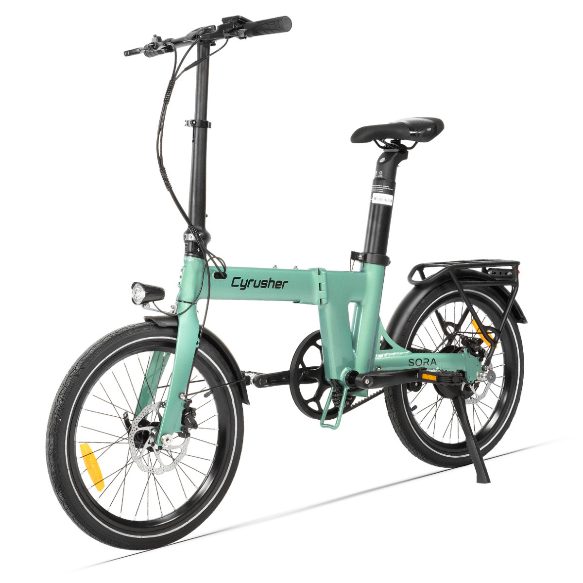 【数量限定リアバスケット無料プレゼント】Cyrusher SORA ベルトドライブ 折りたたみ電動アシスト自転車★試乗可能★店舗受取も大歓迎！