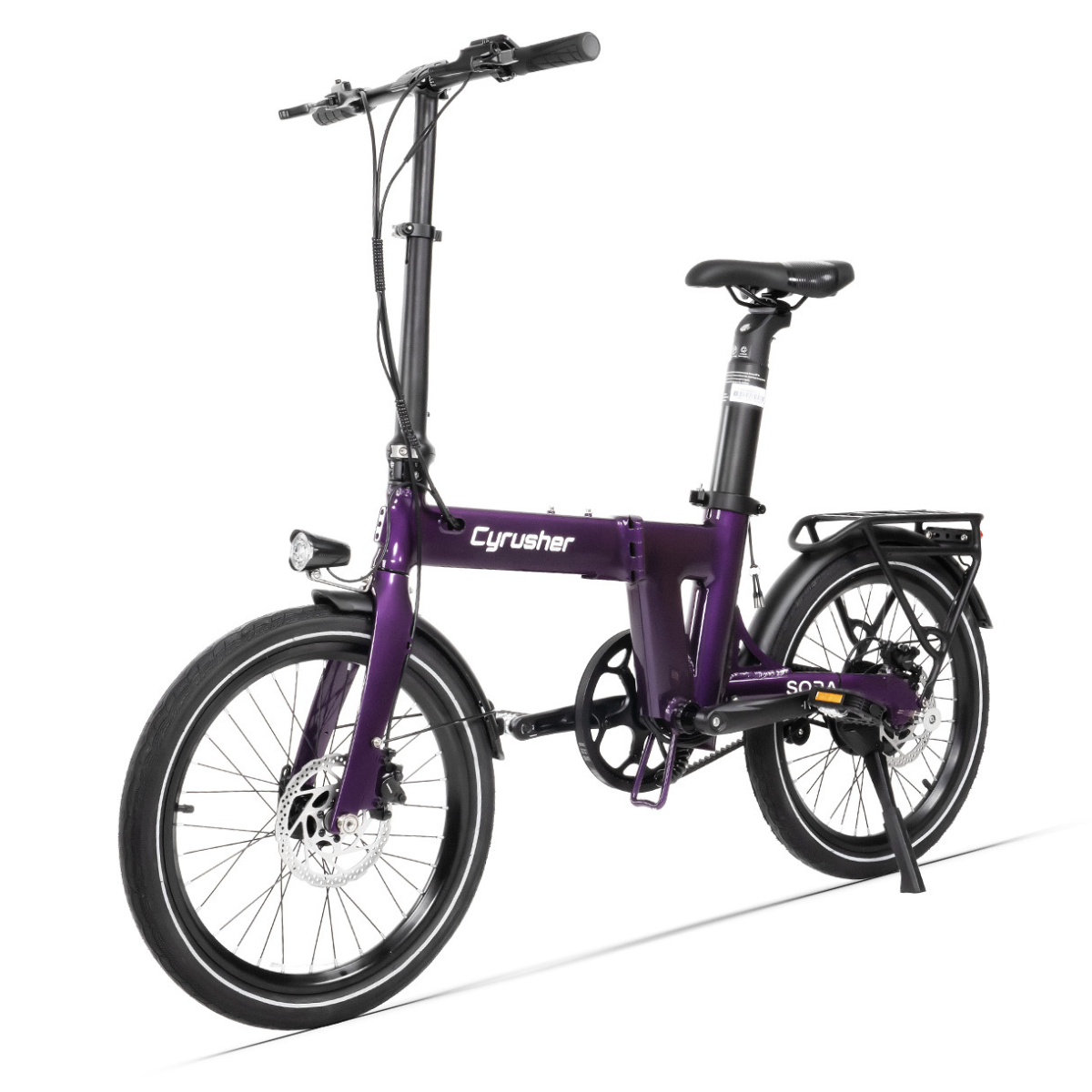 【数量限定リアバスケット無料プレゼント】Cyrusher SORA ベルトドライブ 折りたたみ電動アシスト自転車★試乗可能★店舗受取も大歓迎！